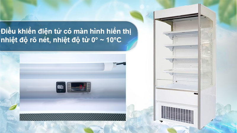 Tủ mát siêu thị Sanden SSD-0910C  - Hàng chính hãng