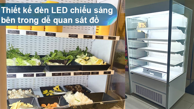 Tủ mát siêu thị Sanden SSD-0910C  - Hàng chính hãng