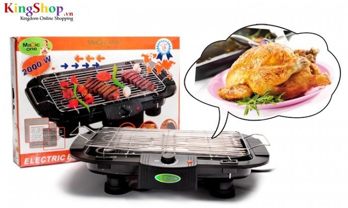 Vỉ nướng điện Magic One MG-08 - Công suất 2000W - Hàng chính hãng