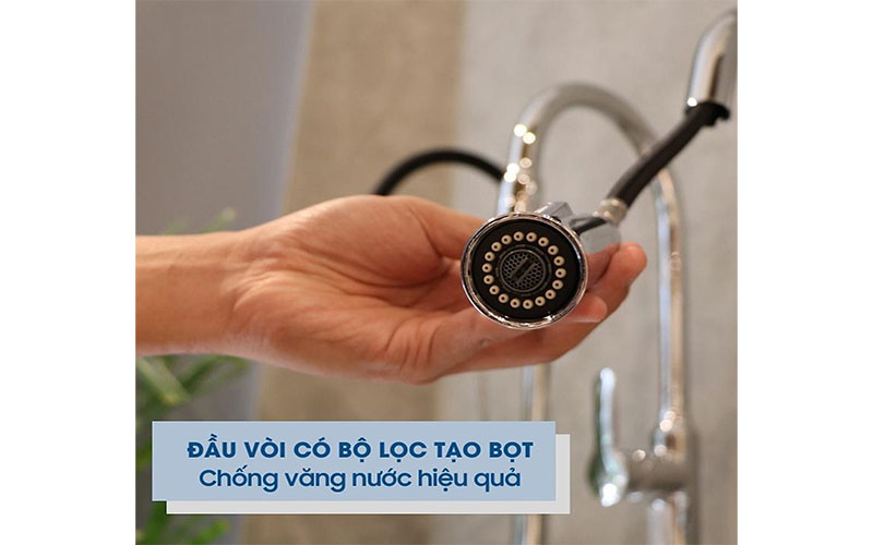 Vòi nóng lạnh dây rút Malloca K012C - Hàng chính hãng