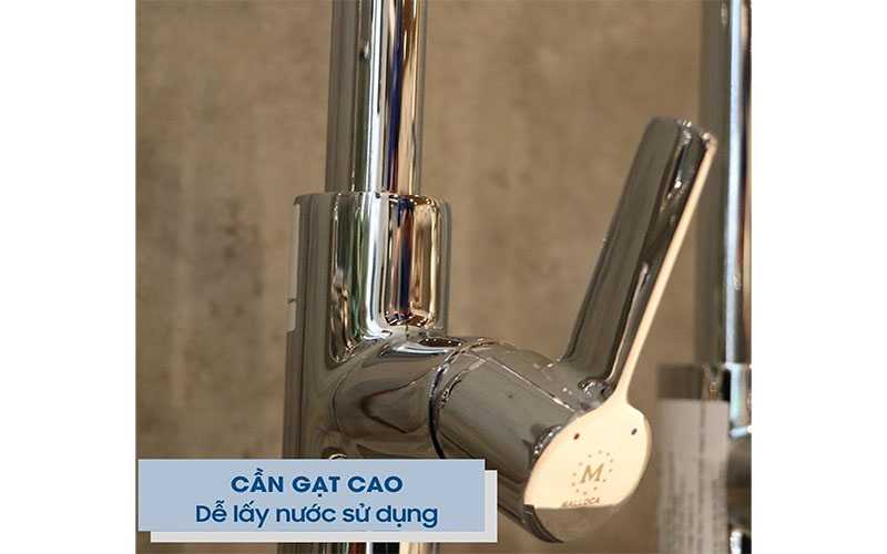 Vòi nóng lạnh dây rút Malloca K012C - Hàng chính hãng