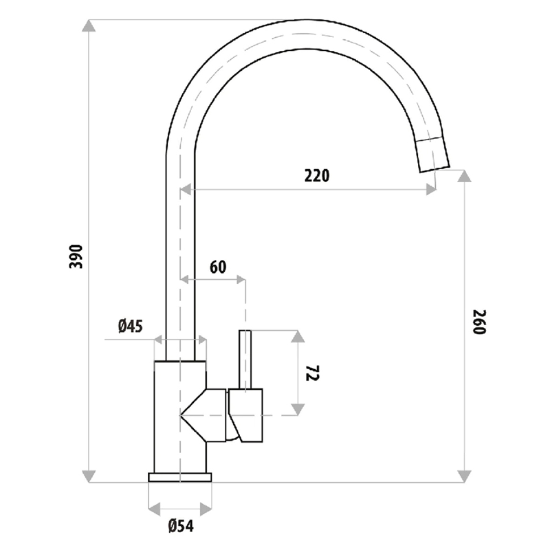 Vòi rửa bát Binova VBI-25 - Hàng chính hãng