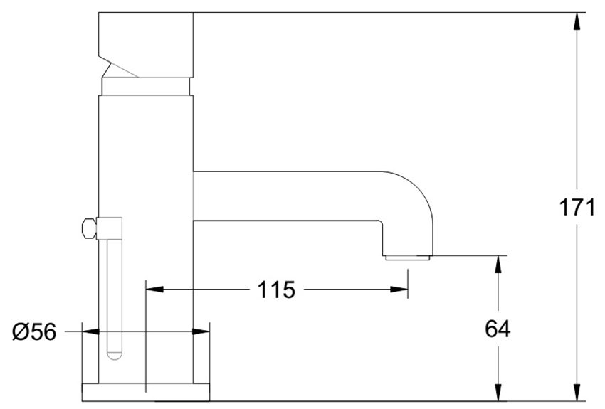 Vòi rửa mặt nóng lạnh American Standard WF-2701 - Hàng chính hãng