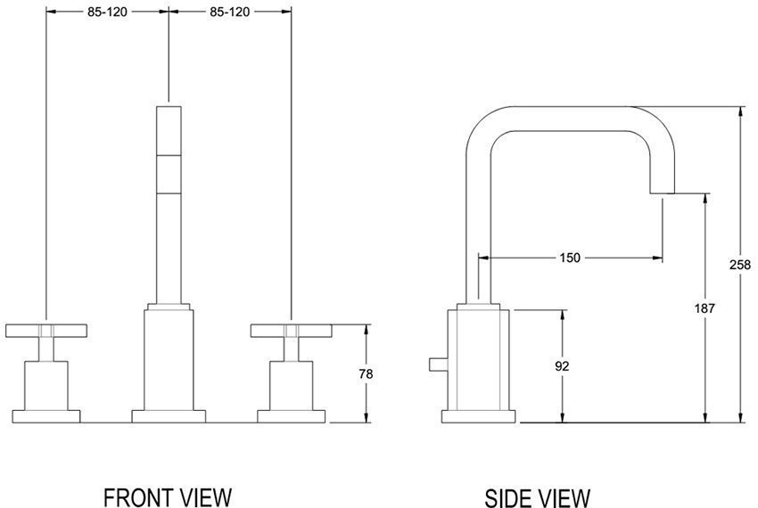 Vòi rửa mặt nóng lạnh American Standard WF-5102 - Hàng chính hãng