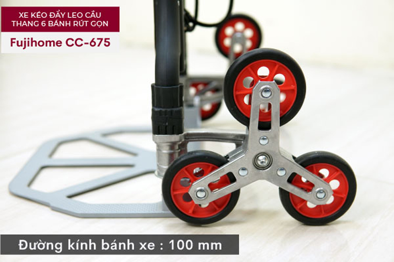 Xe kéo đi chợ, leo cầu thang Fujihome SC-250 - Hàng chính hãng