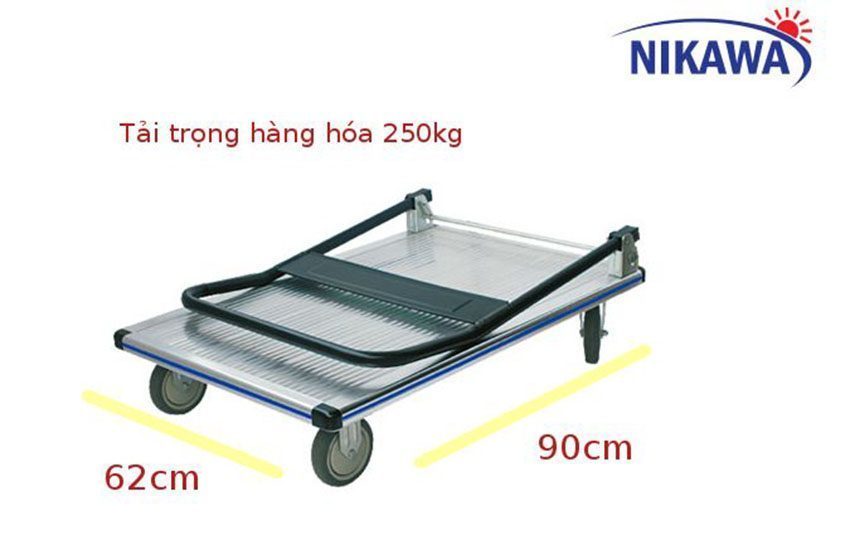 Xe đẩy hàng nhôm Nikawa FWS-250 - Hàng chính hãng