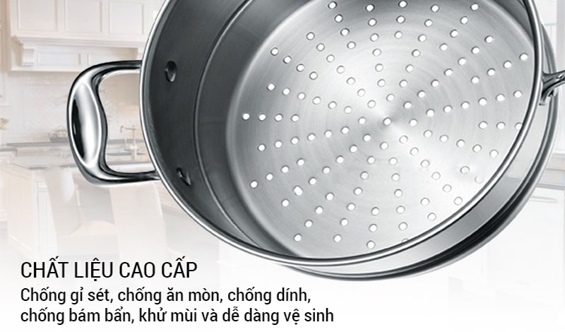 Xửng hấp inox PoongNyun WTPIH-ST24C - Hàng chính hãng