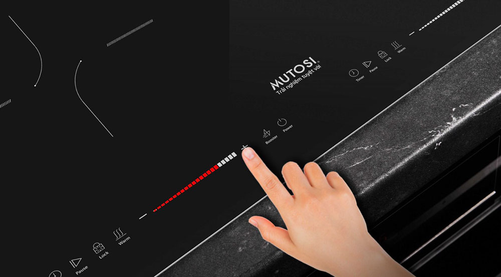 Bếp điện từ đôi Mutosi MI-88DI - Hàng chính hãng
