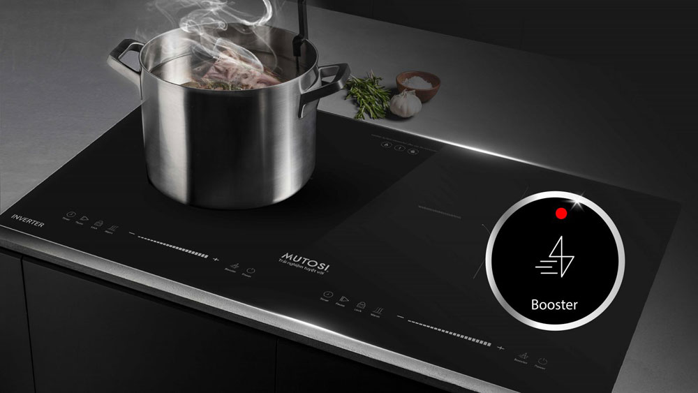 Bếp điện từ đôi Mutosi MI-88DI - Hàng chính hãng
