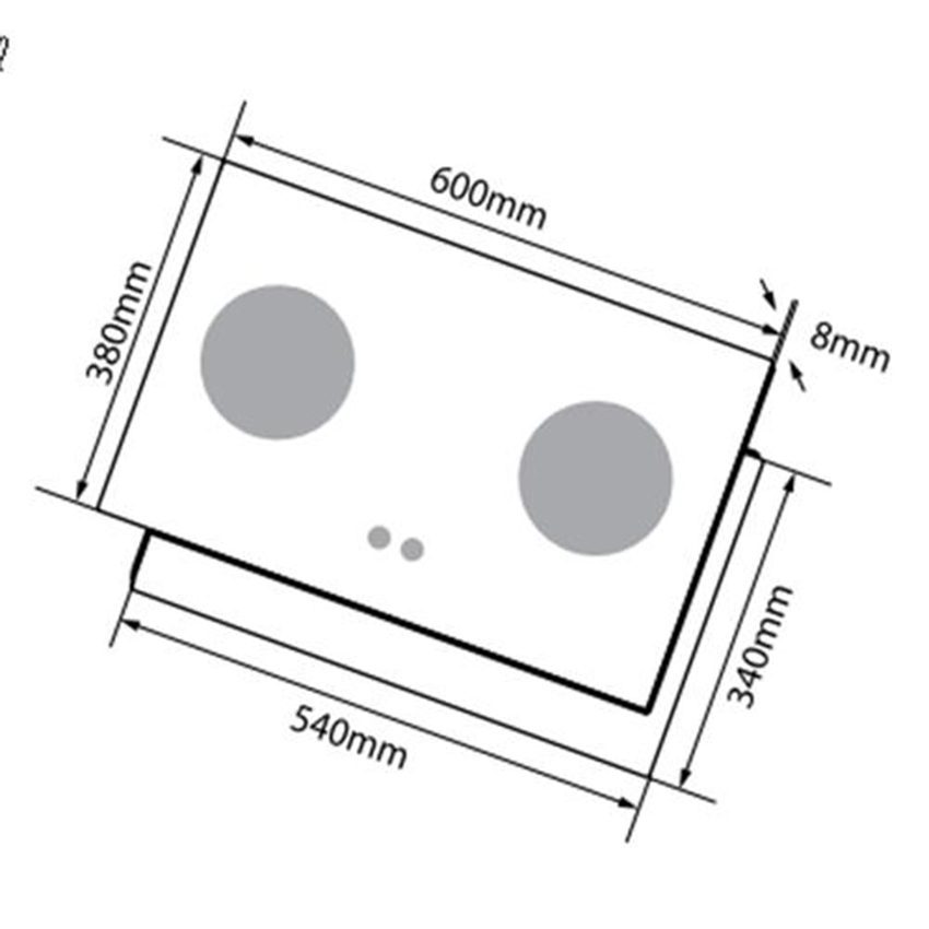 Bếp gas âm Canzy CZ-26MI - Hàng chính hãng