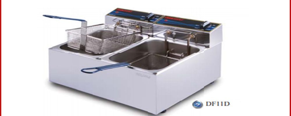 Bếp chiên nhúng điện đôi Berjaya DF11D - Hàng chính hãng