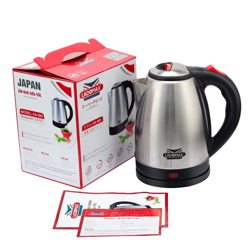 Bình đun siêu tốc Ladomax 2.0 lít HA-885 - Hàng chính hãng