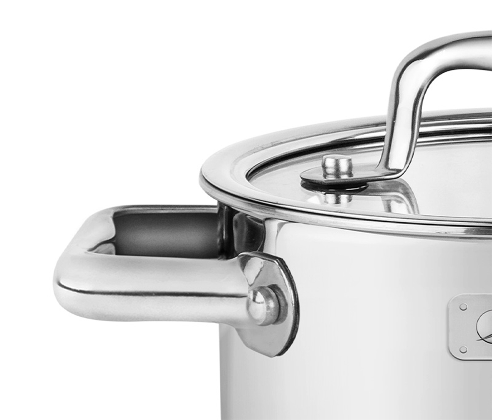 Bộ nồi inox liền khối Elmich Trimax ECO EL-8000 size 16, 18, 22cm - Hàng chính hãng