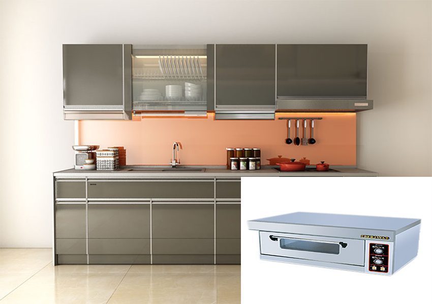 Lò nướng điện 1 tầng 2 khay Berjaya BJY-E6KW-1 - Hàng chính hãng