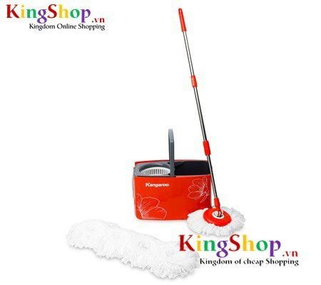 Bộ lau nhà 360 độ Kangaroo KG99R - Hàng chính hãng