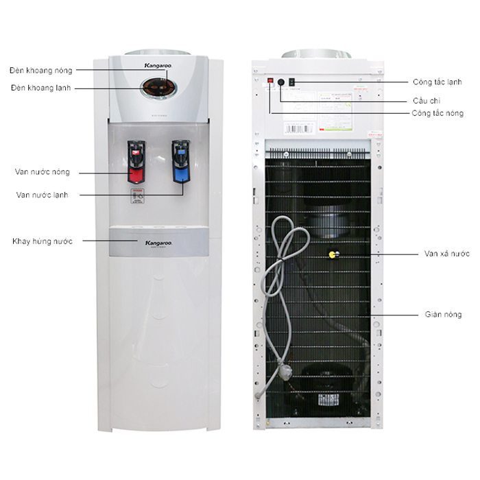 Cây nước nóng lạnh Kangaroo KG45 - Hàng chính hãng