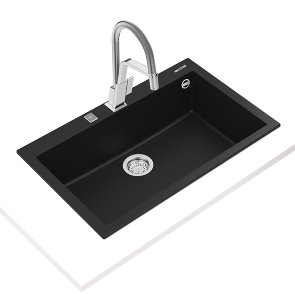 Chậu rửa chén Teka FORSQUARE 72.40 TG BLACK - Hàng chính hãng