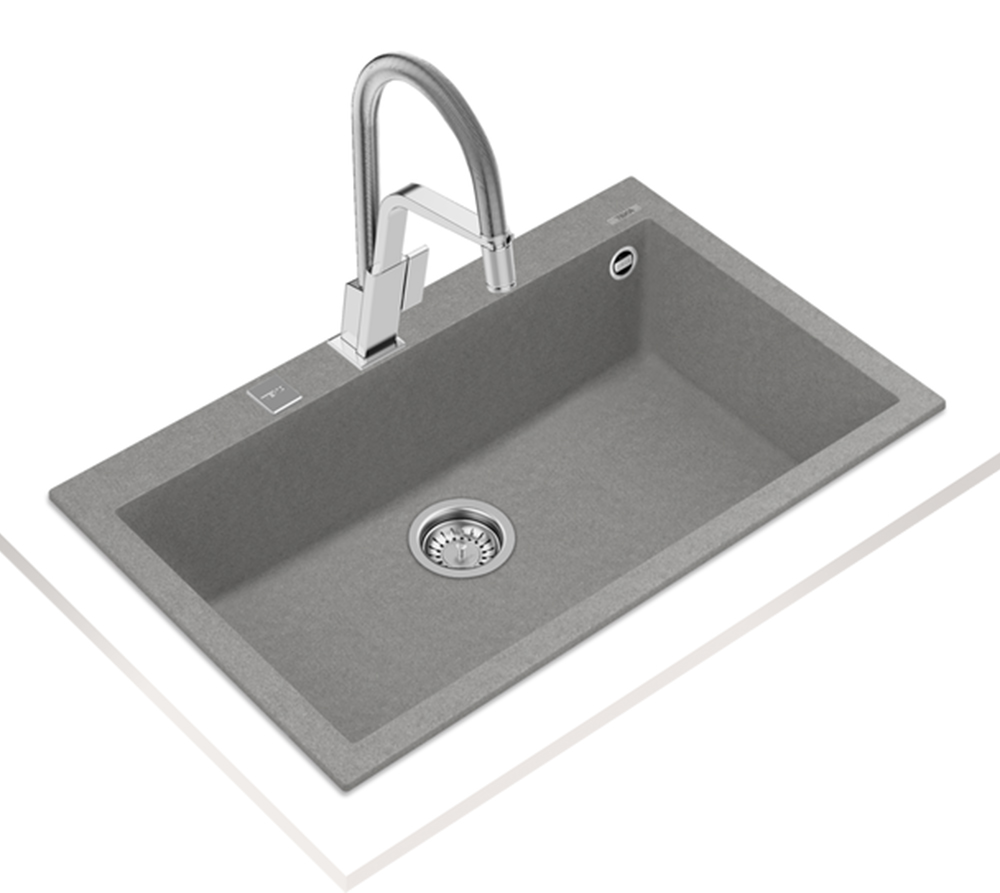 Chậu rửa chén Teka FORSQUARE 72.40 TG GREY - Hàng chính hãng