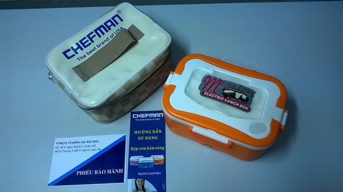 Hộp cơm hâm nóng Chefman CM-112N - Hàng chính hãng