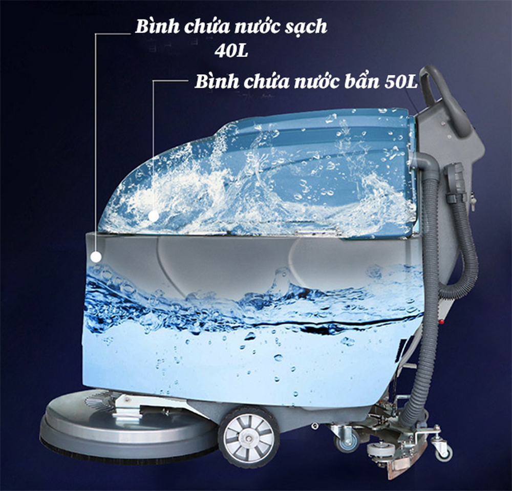 Máy chà sàn liên hợp Kumisai KMS-50C - Hàng chính hãng