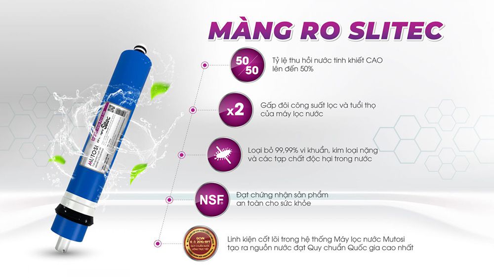 Máy lọc nước Mutosi nóng nguội 9 lõi MP-592H-GR - Hàng chính hãng
