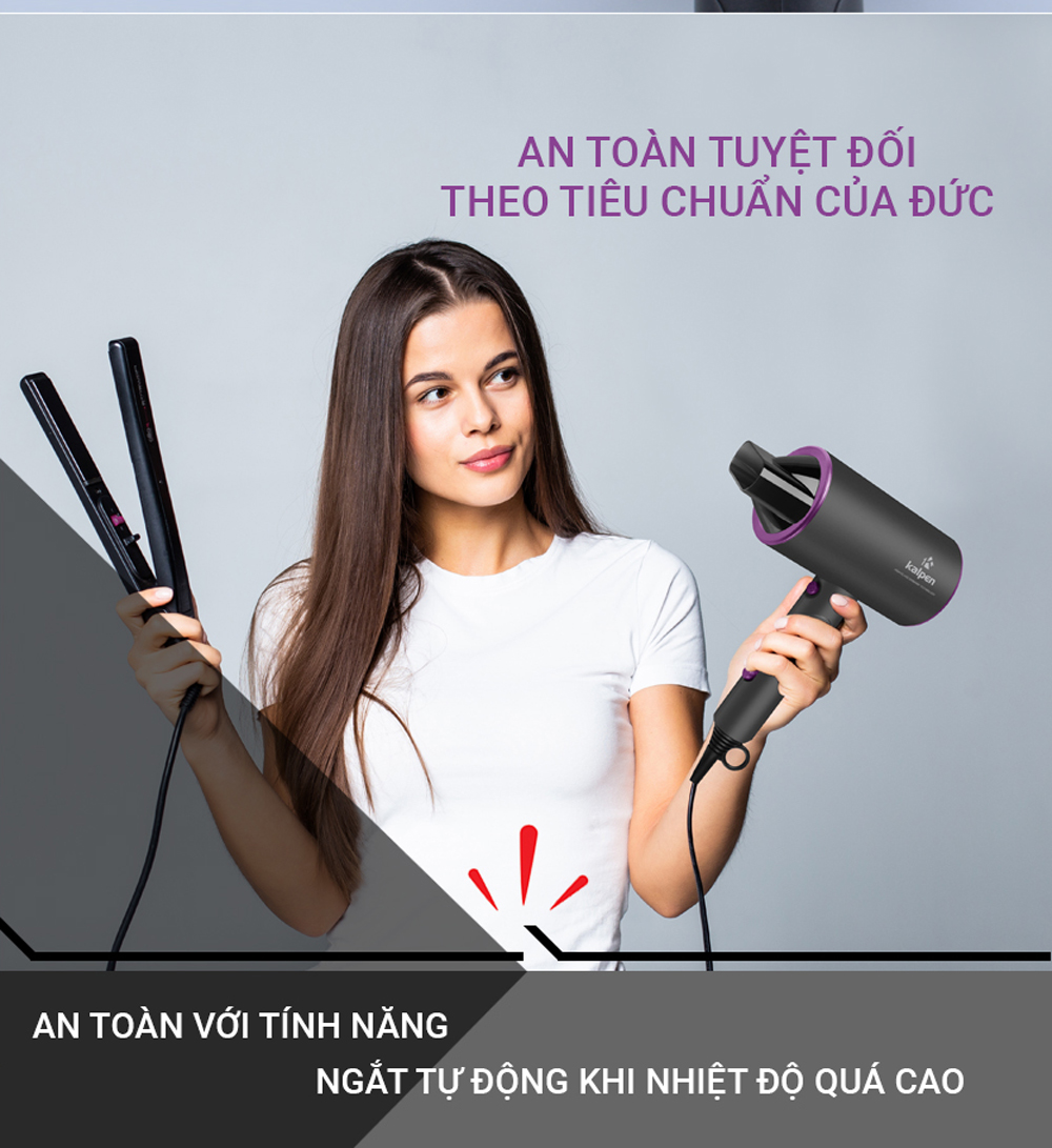 Máy sấy tóc Kalpen HDK-3601 (1800W) - Hàng chính hãng