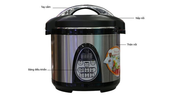 Nồi áp suất Smart Cook PCS-0238 - Hàng chính hãng