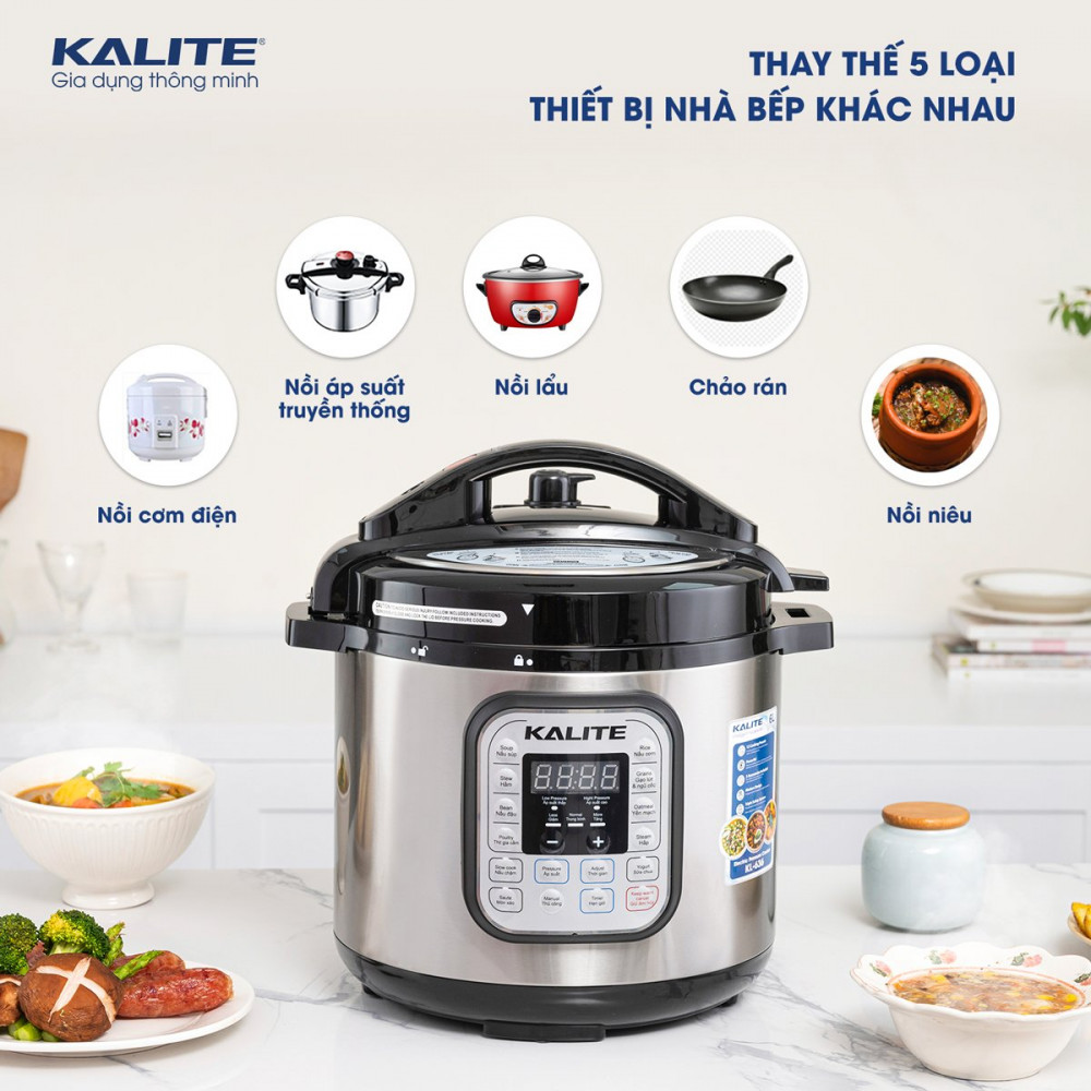Nồi áp suất điện Kalite KL-636 - Hàng chính hãng