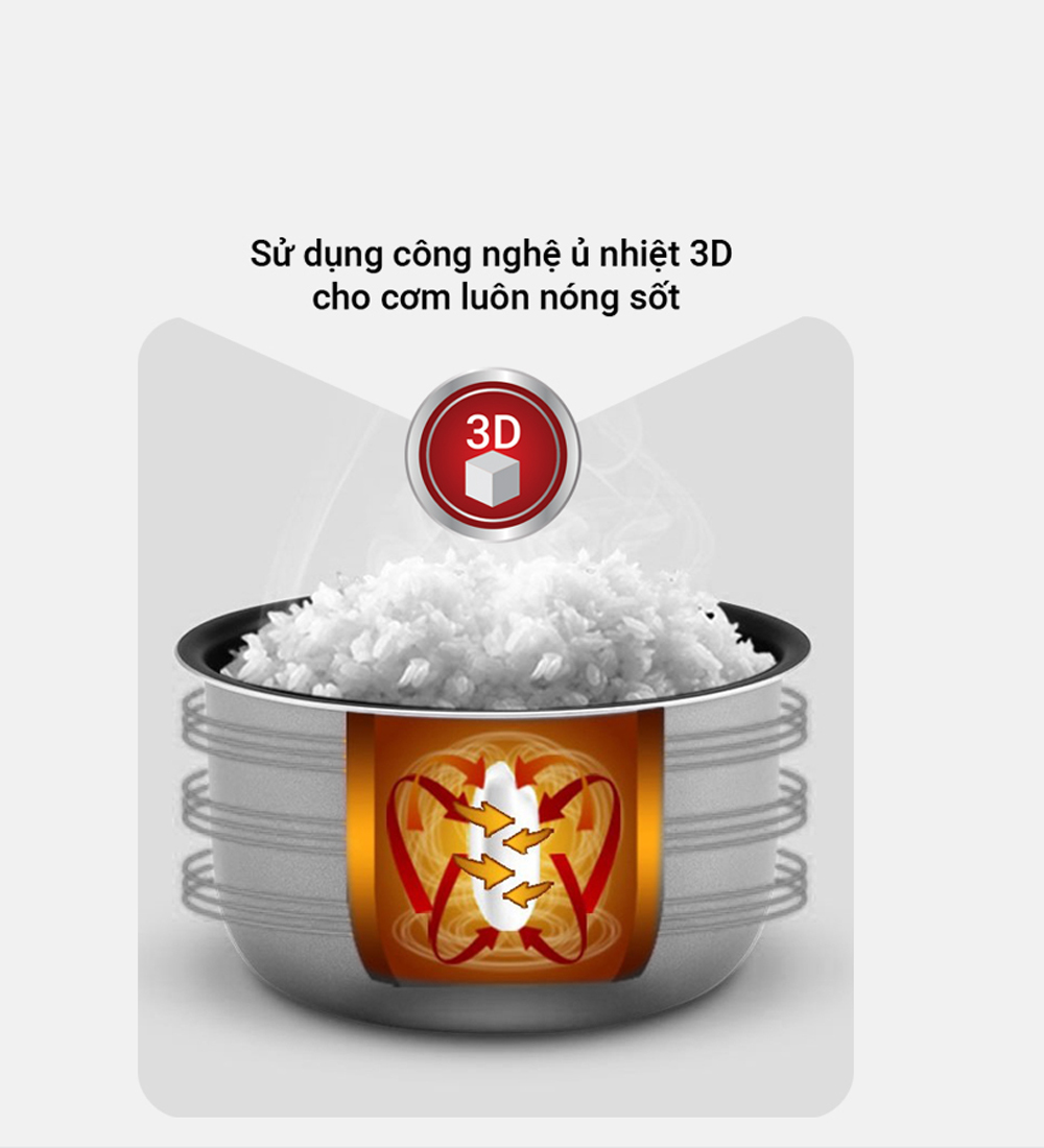 Nồi cơm điện cao cấp Kalpen R3 (1L) - Hàng chính hãng