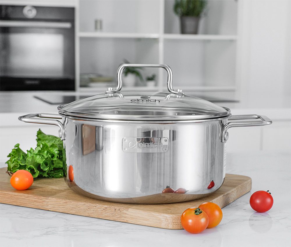 Nồi inox liền khối Elmich Trimax XR EL-3841 size 20cm - Hàng chính hãng