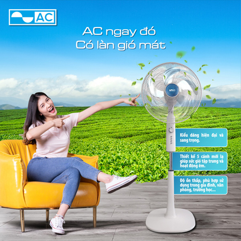 Quạt đứng AC ASF04A165 - Hàng chính hãng