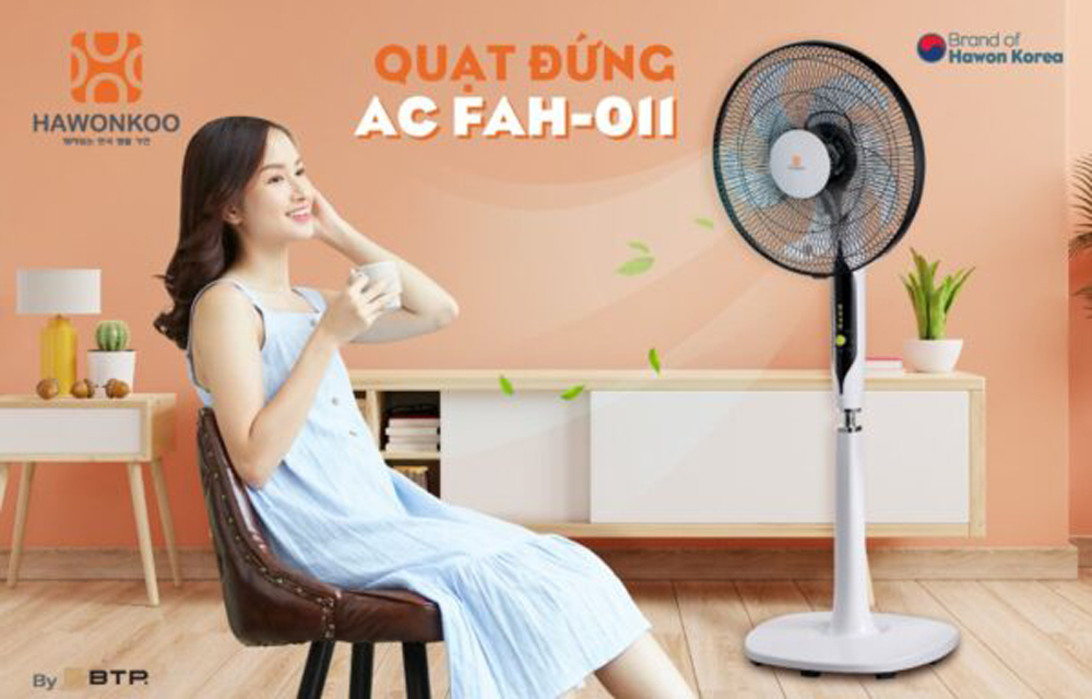 Quạt điện Hawonkoo AC FAH-011 - Hàng chính hãng