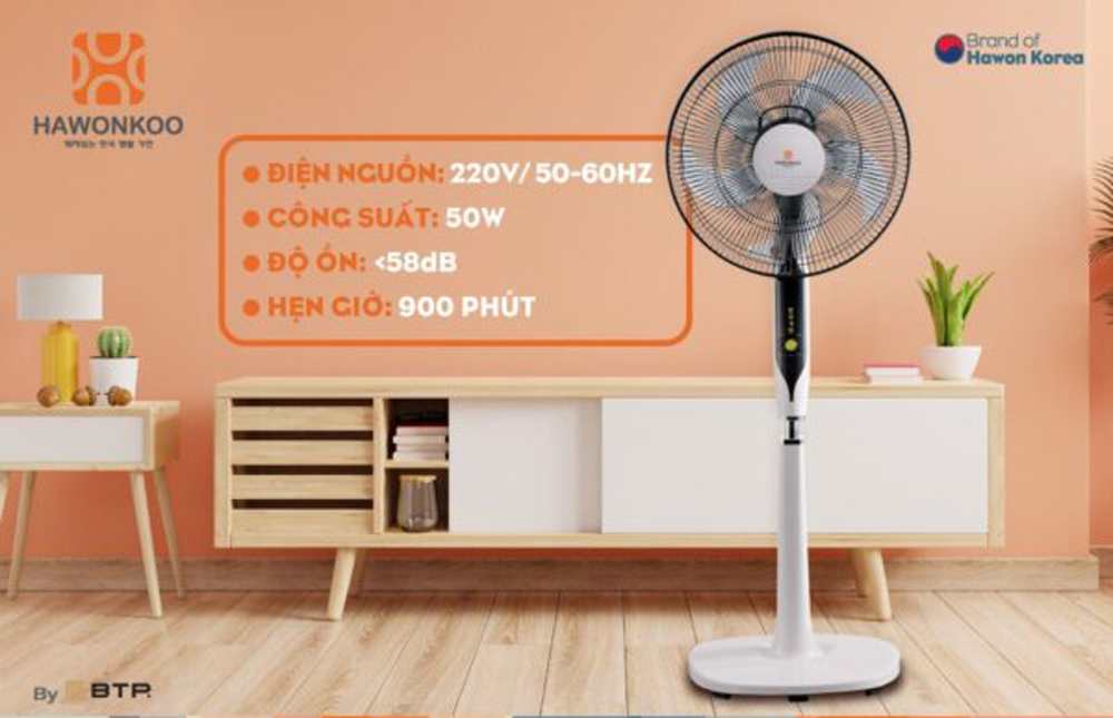 Quạt điện Hawonkoo AC FAH-011 - Hàng chính hãng