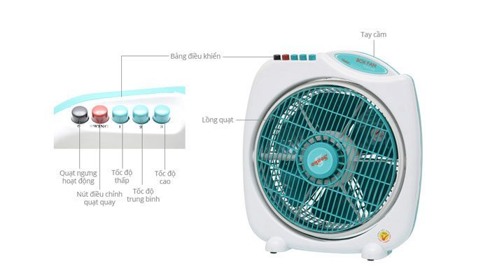 Quạt hộp Senko BD8860 - Hàng chính hãng