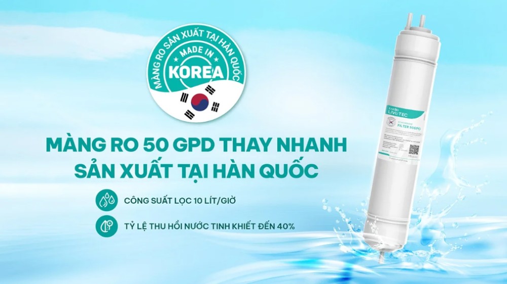 Máy lọc nước Karofi Livotec 218 - Hàng chính hãng