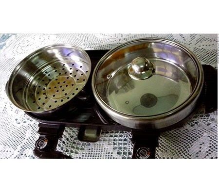 Vỉ nướng và bếp lẩu nướng đa năng Happy SJL 22 - Hàng chính hãng