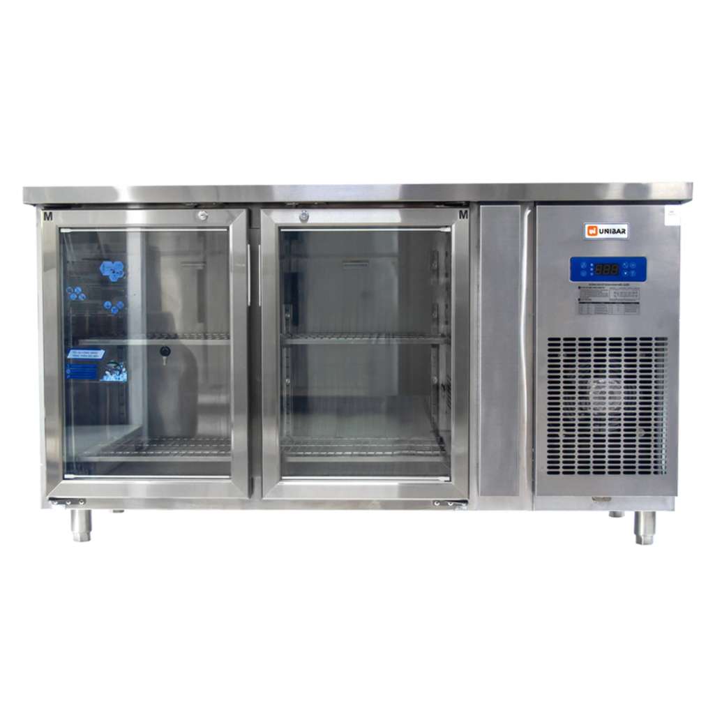 Bàn mát 2 cánh kính Unibar UB-2MK1575 - Hàng chính hãng
