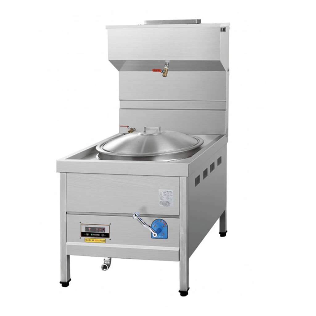 Bếp âu 1 họng dùng gas kèm nồi Grand Woosung GWS-N800P - Hàng chính hãng