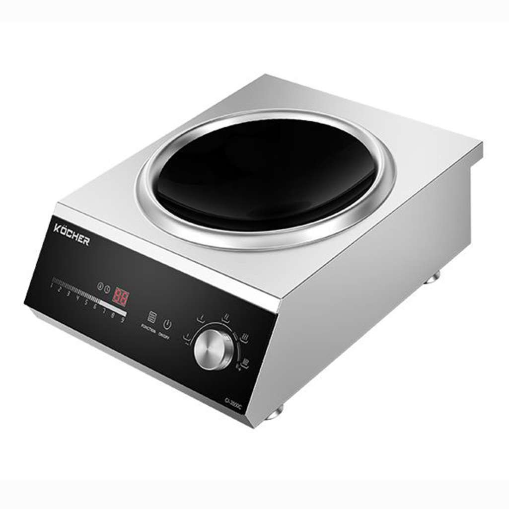 Bếp điện từ công nghiệp mặt lõm Kocher CI-3500C  - Hàng chính hãng