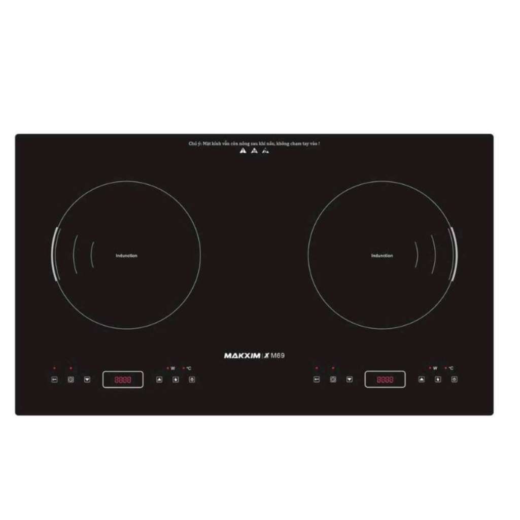 Bếp điện từ đôi Makxim XSMART-M69 - Hàng chính hãng