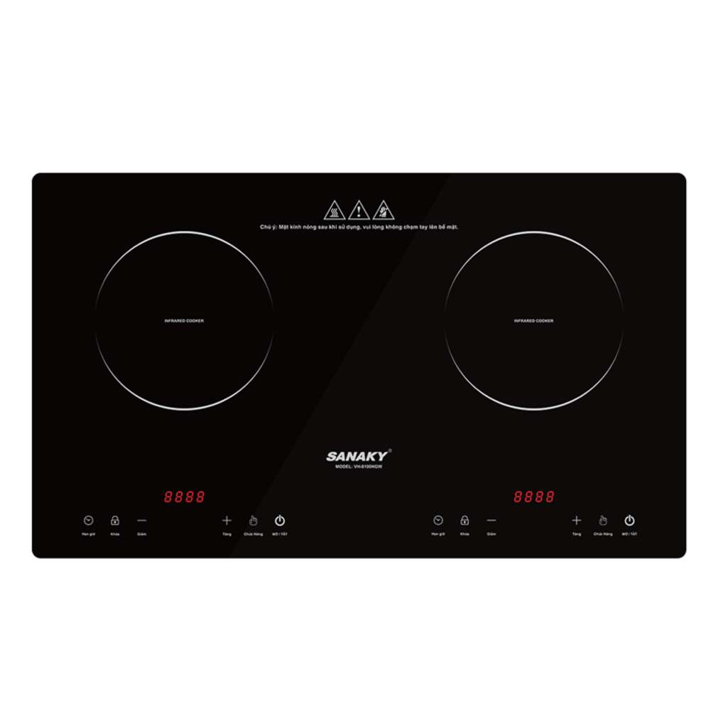 Bếp đôi hồng ngoại Sanaky VH-8100HGW - Hàng chính hãng