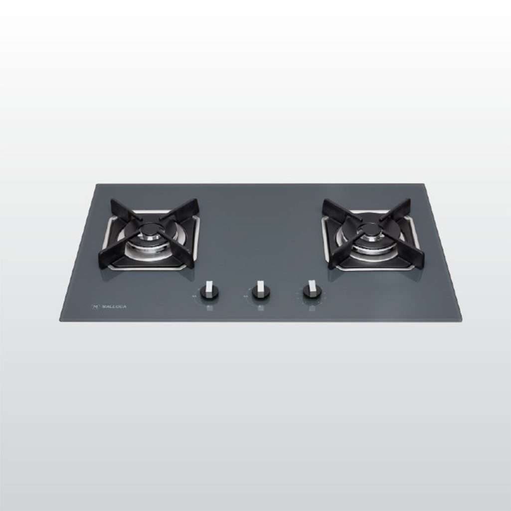 Bếp gas đôi âm kính Malloca AS 9602DG - Hàng chính hãng