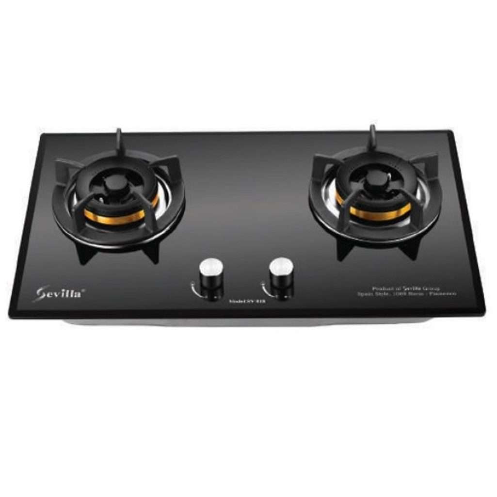 Bếp gas đôi âm kính Sevilla SV-818 - Hàng chính hãng