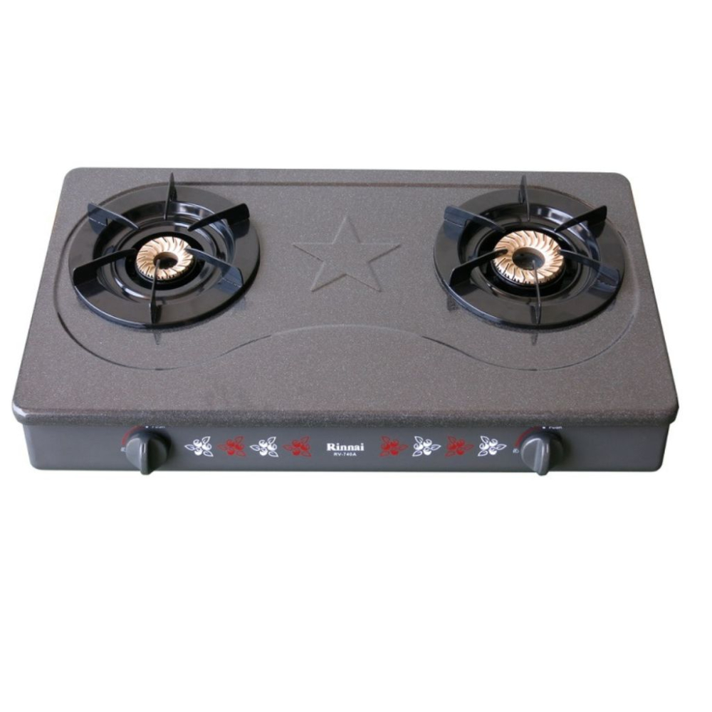Bếp gas đôi Rinnai RV-740A(GR) - Hàng chính hãng