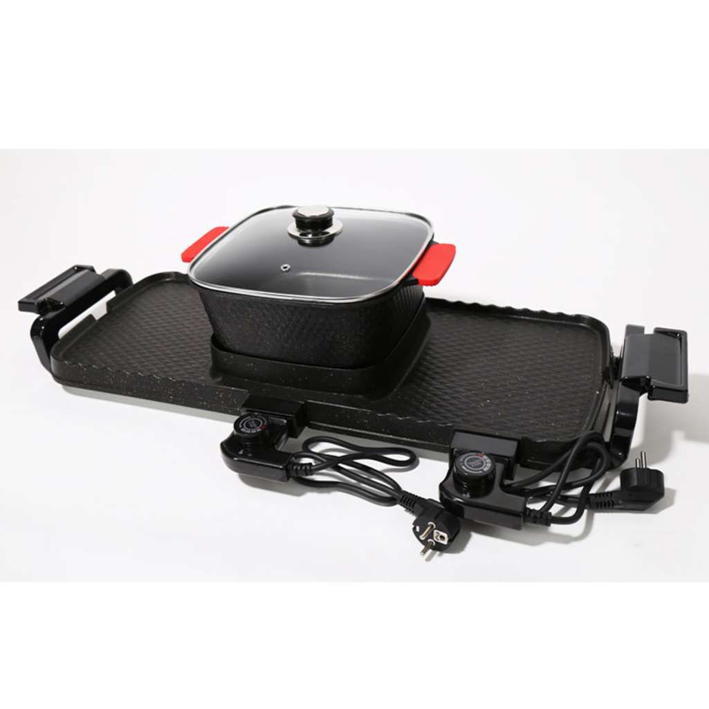 Bếp lẩu nướng đa năng Matika MTK-7826 - Hàng chính hãng