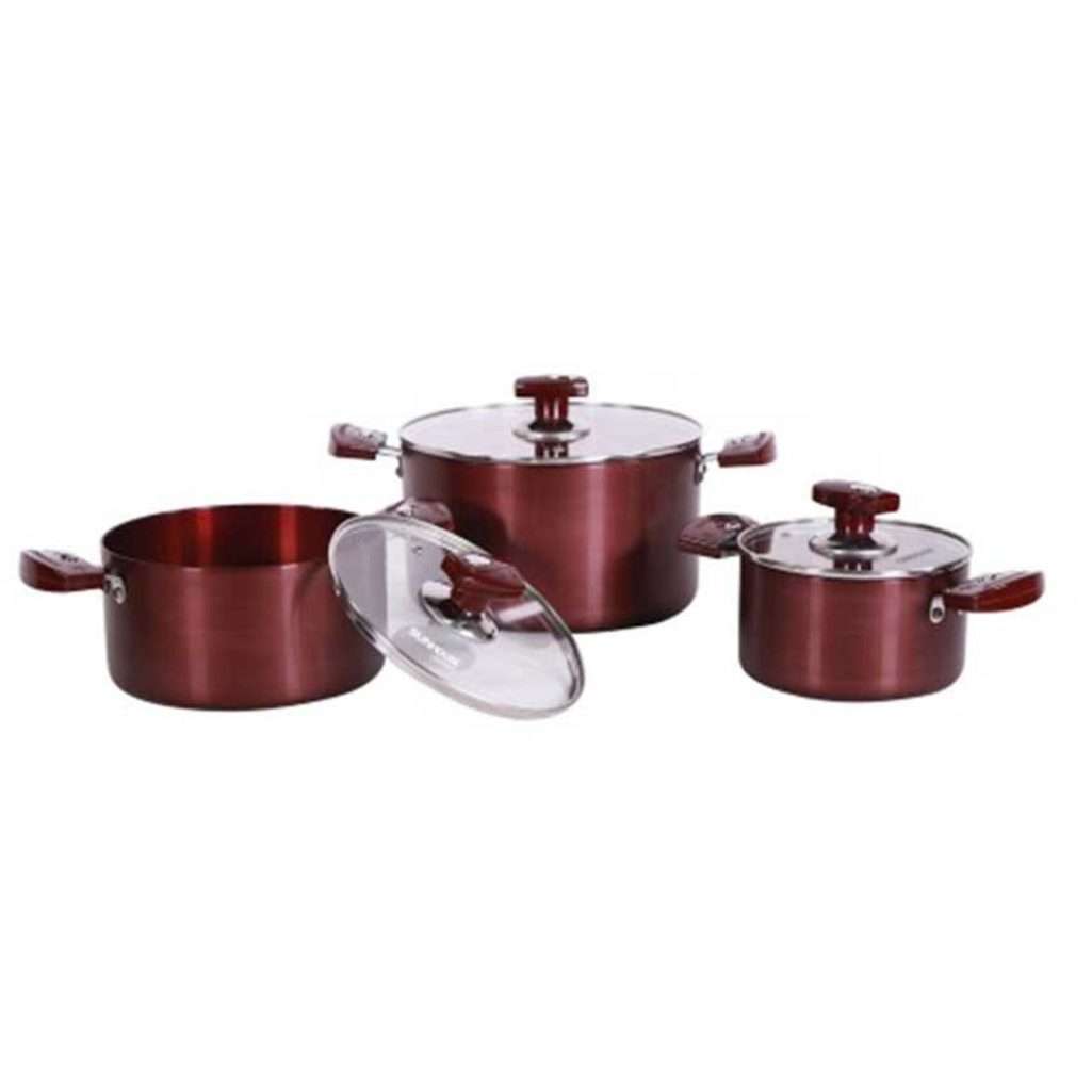 Bộ nồi Anod Sunhouse mama SH8836 - Hàng chính hãng