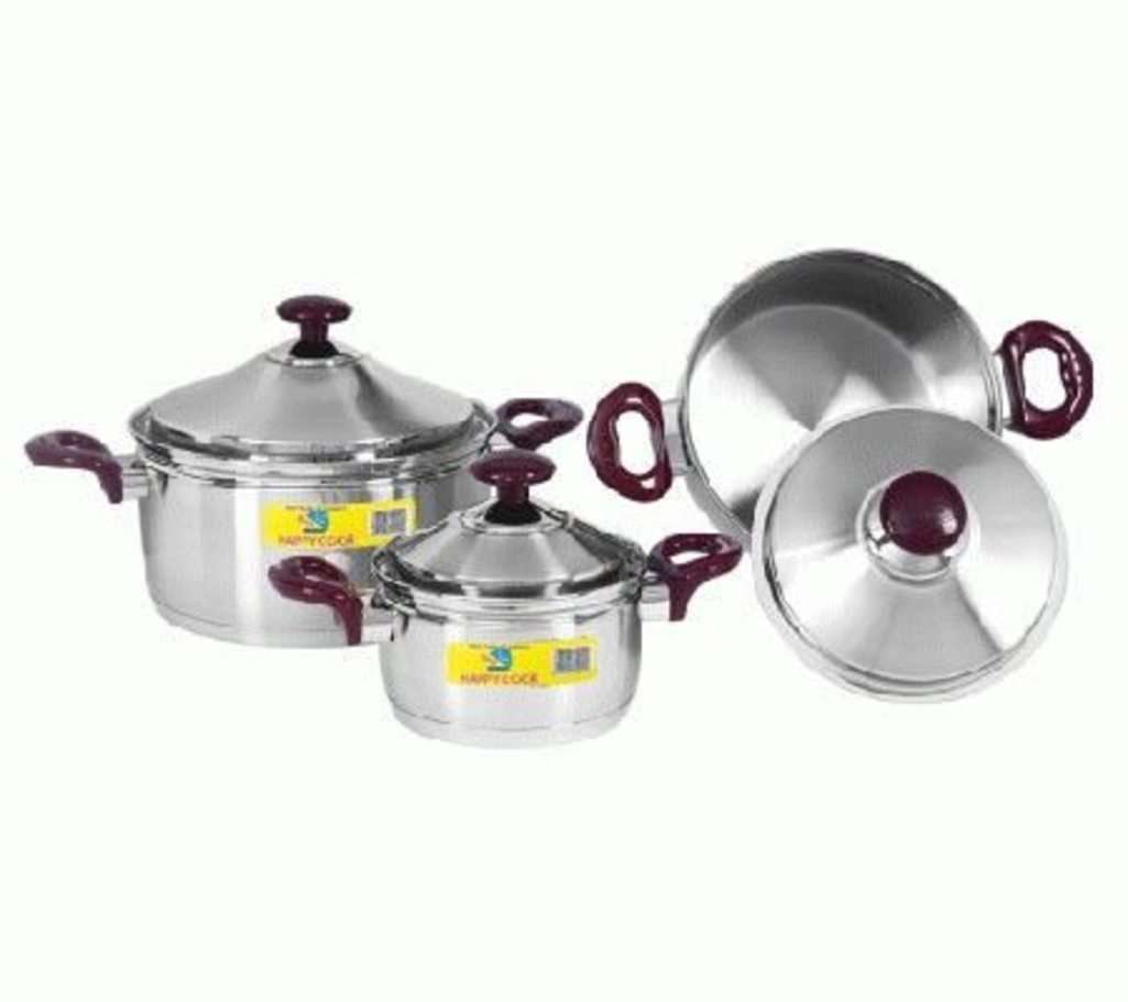 Bộ nồi Happy Cook HC06C2 - Hàng chính hãng