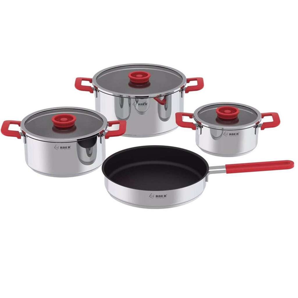 Bộ nồi inox 4 món Arber Rosy - Hàng chính hãng