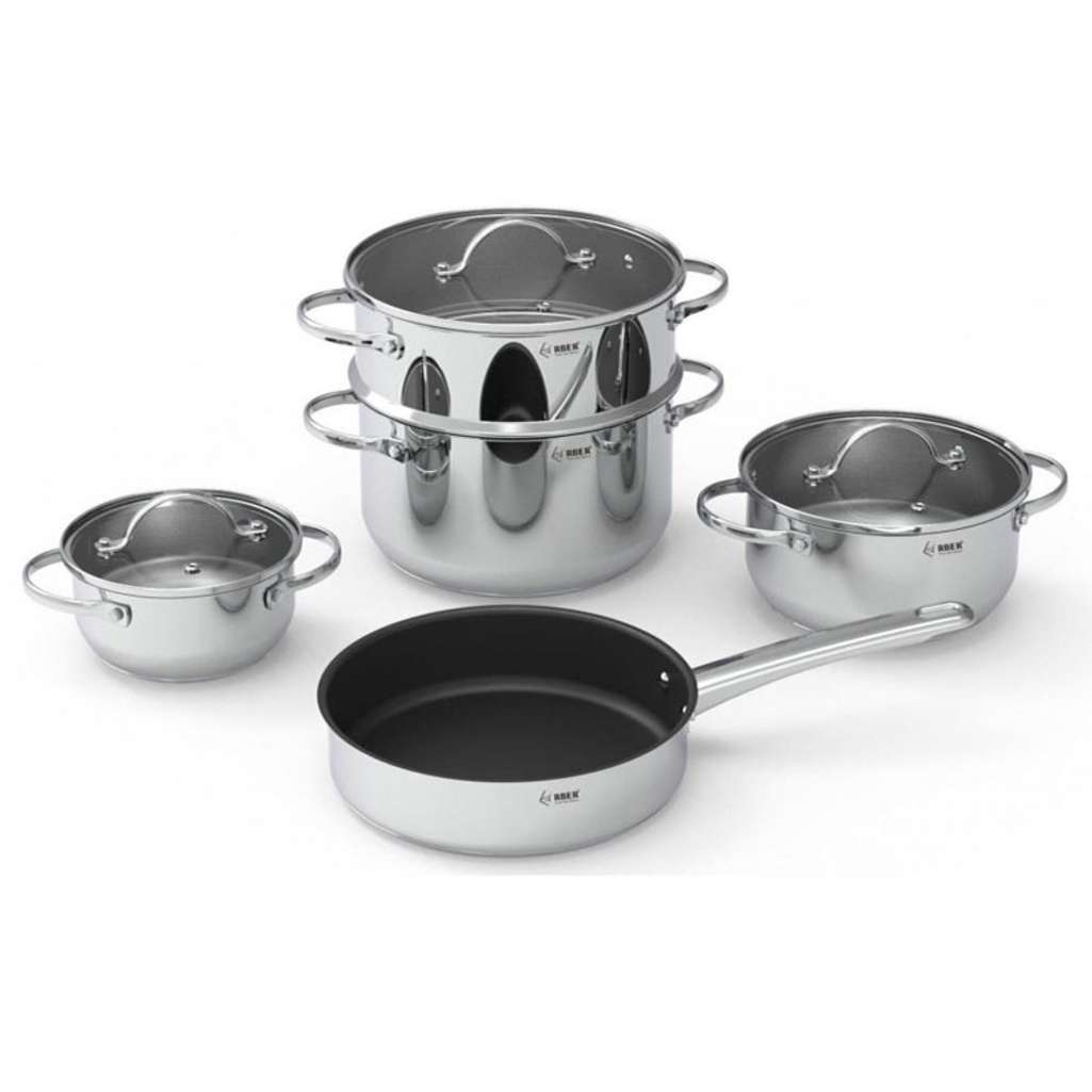 Bộ nồi inox 5 món Arber Diamond - Hàng chính hãng