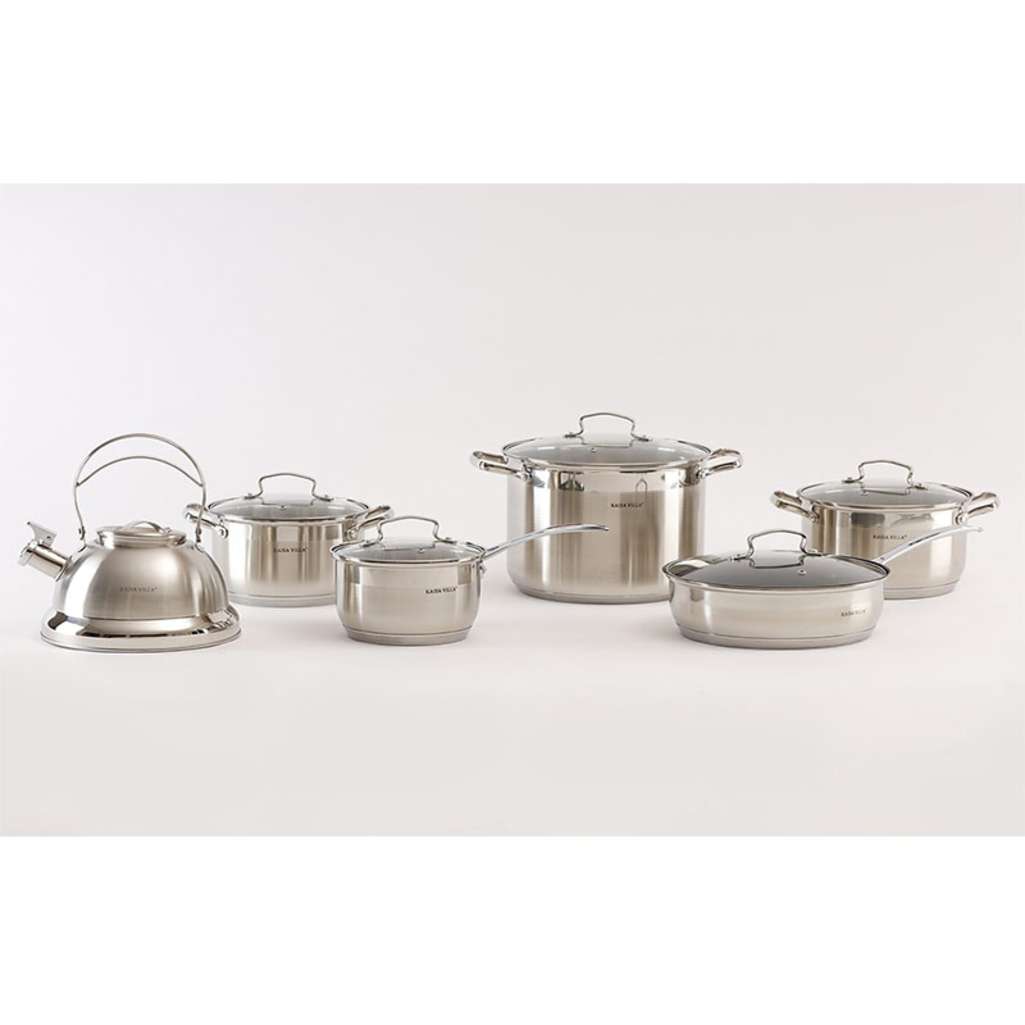 Bộ nồi inox 6 món Kaisa Villa KV-6666 - Hàng chính hãng